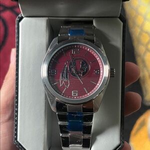 Washing Redskins / Commanders Watch Red/Silver new with box